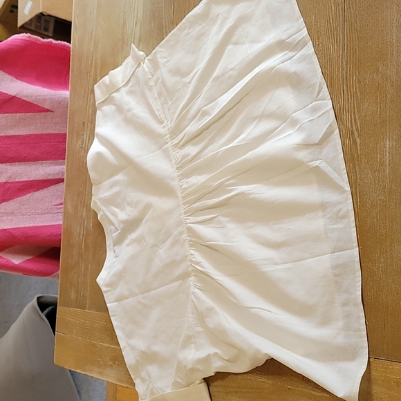 Madewell Ivory Colored Philly Popover Shirt in Kapok - Picture 8 of 9